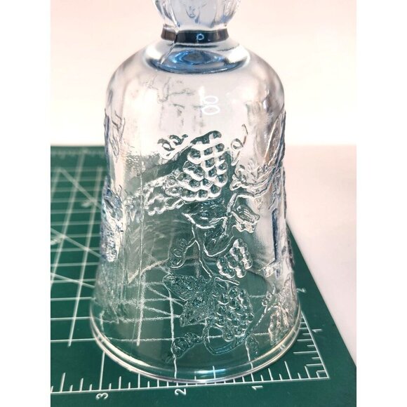 Blue TIARA INDIANA GLASS Last Supper Communion Religious Chalice Wine Goblet Exc - Picture 4 of 12